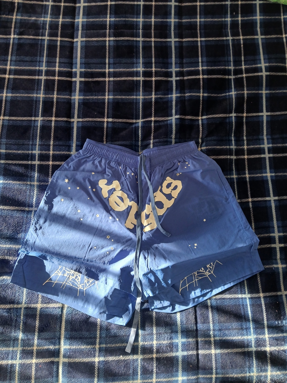 Sp5der Royal Blie Shorts